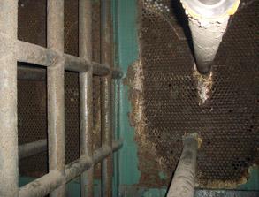 Corroded tube sheet Corroded tube sheet